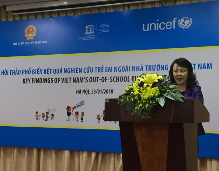 Vietnam Out-of-school children tendency reduces significantly
