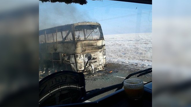 Bus fire in Kazakhstan kills 52 people