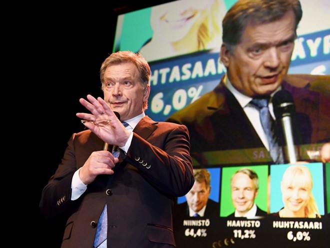 Finland’s President Sauli Niinisto re-elected
