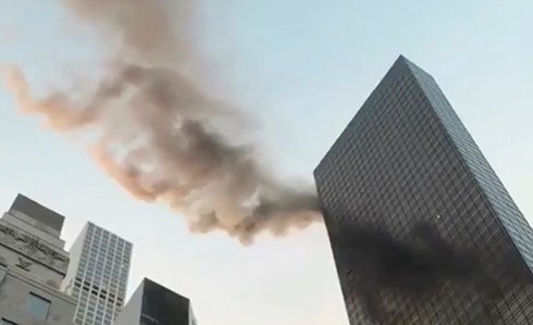 Trump Tower fire injures three people