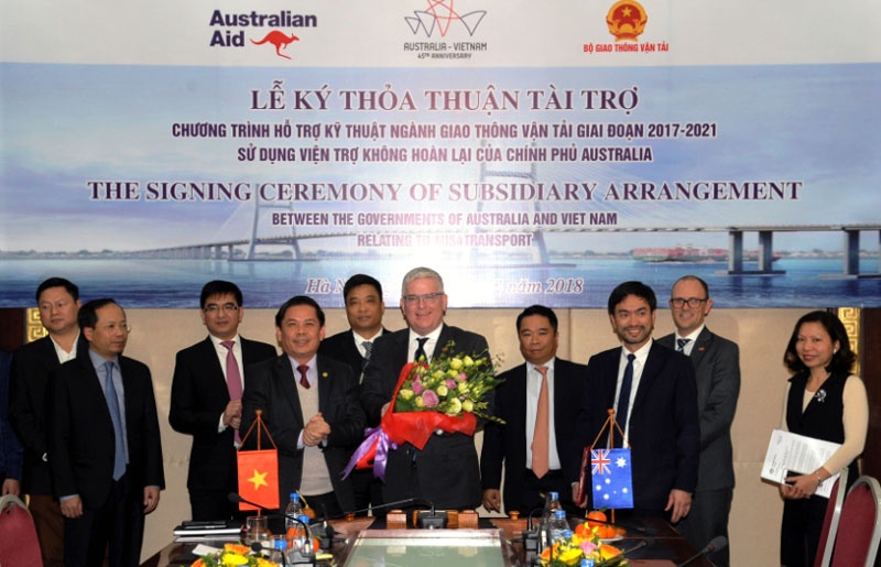 USD24 million to support the development of transport projects in Vietnam