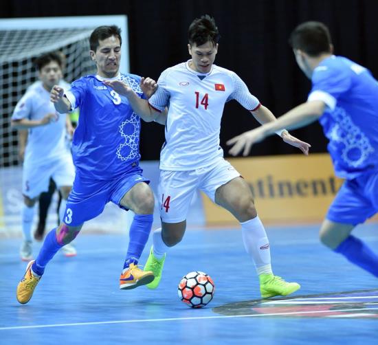 Vietnam loses to Uzbekistan 1-3 at Asian futsal event