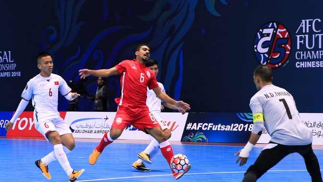 AFC Futsal Championship Vietnam beat Bahrain 2-1
