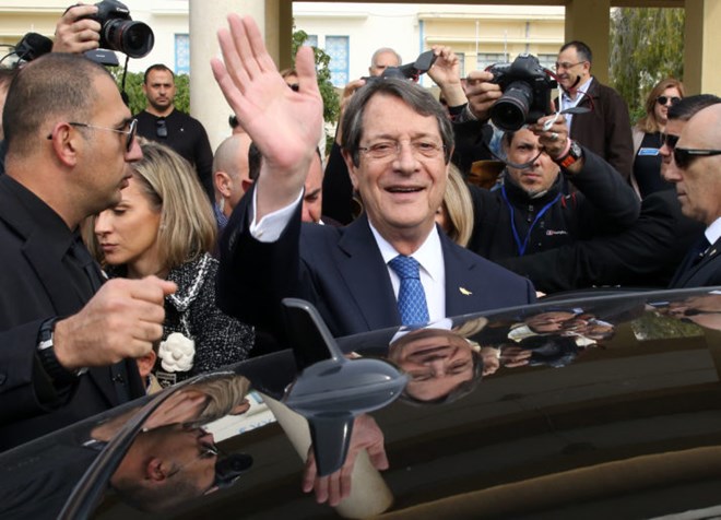 Cyprus President Nicos Anastasiades re-elected
