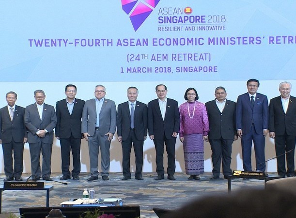 ASEAN economic ministers meet in Singapore