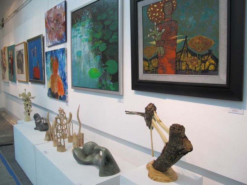 Exhibition - workshop on fine arts in Hanoi