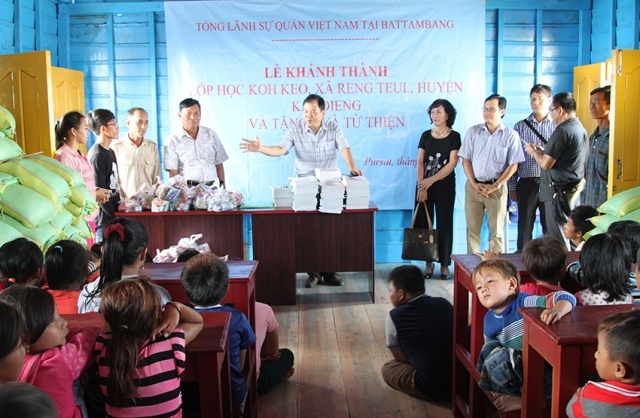 Floating school for overseas Vietnamese students inaugurated in Cambodia’s Tonle Sap