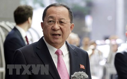 DPRK’s Minister Ri Yong-Ho visits Sweden