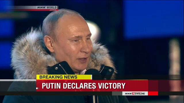 Vladimir Putin decisively re-elected as Russian President