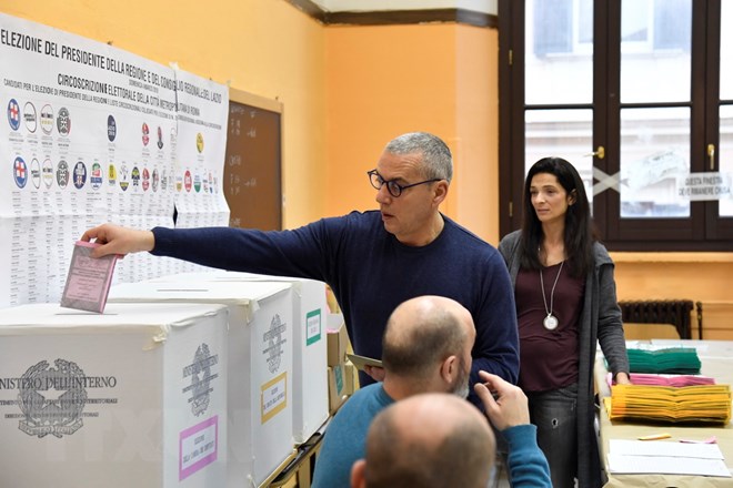 Italian parliamentary elections 945 member parliament elected