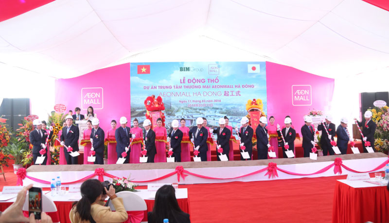 AEON kicks off 5th mall in Vietnam