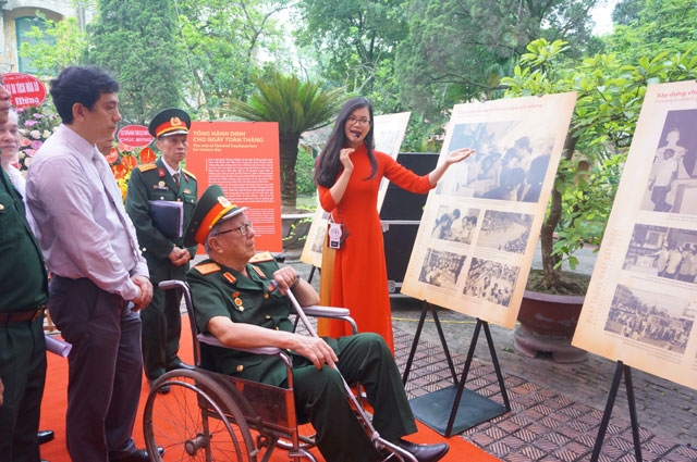 Exhibition on national unification day in Hanoi