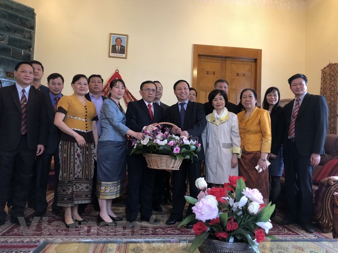Vietnamese Embassy in Russia congratulates Laos on traditional Lunar New Year