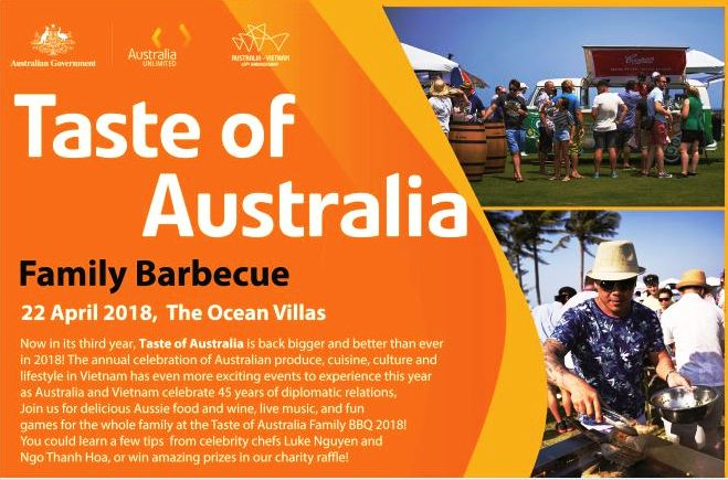 Celebrating Taste of Australia Da Nang Family BBQ