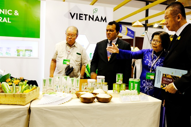 Vietnamese organic products exhibited at Thailand