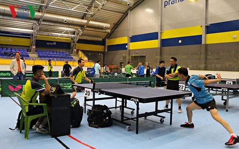 Table tennis tournament for Vietnamese people in Europe 2018 held in Czech Republic