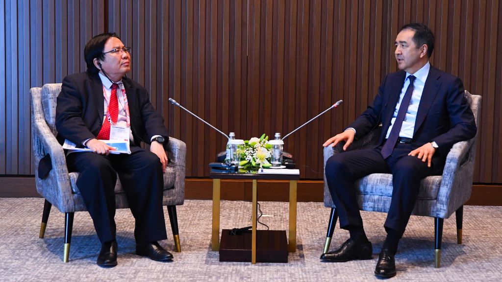 Vice-President Wencai Zhang ADB hopes to strengthen the partnership further with Kazakhstan