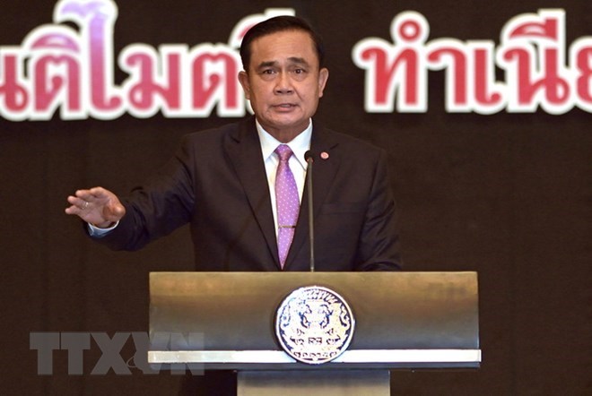 Thai PM reiterates holding election in early 2019