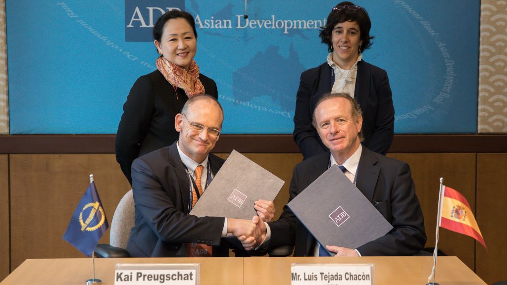 ADB, AECID sign MoU for further collaboration