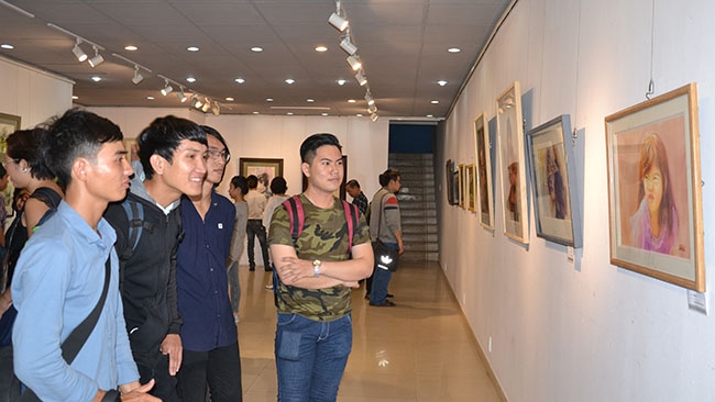 Exhibition of watercolour paintings in Ho Chi Minh city