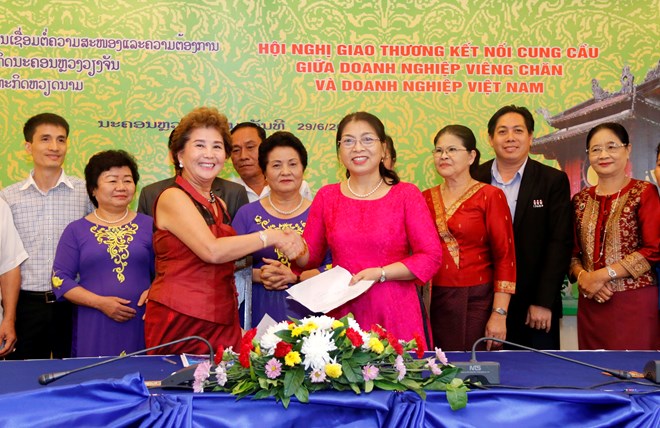 Vientiane conference links Vietnamese, Lao businesses