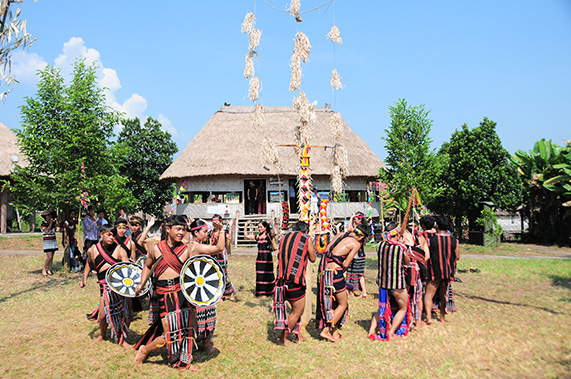 Activities at Vietnam National Village for Ethnic Culture and Tourism in June