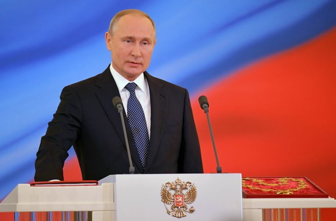 Russian President Vladimir Putin visits Austria