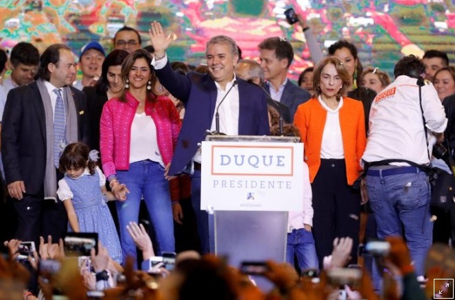 Ivan Duque wins Colombia’s presidency