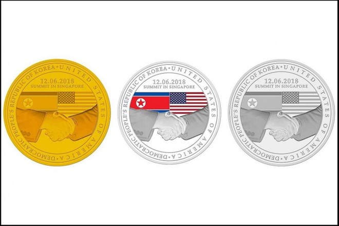 Singapore unveils “World Peace” medallion to mark US –DPRK summit