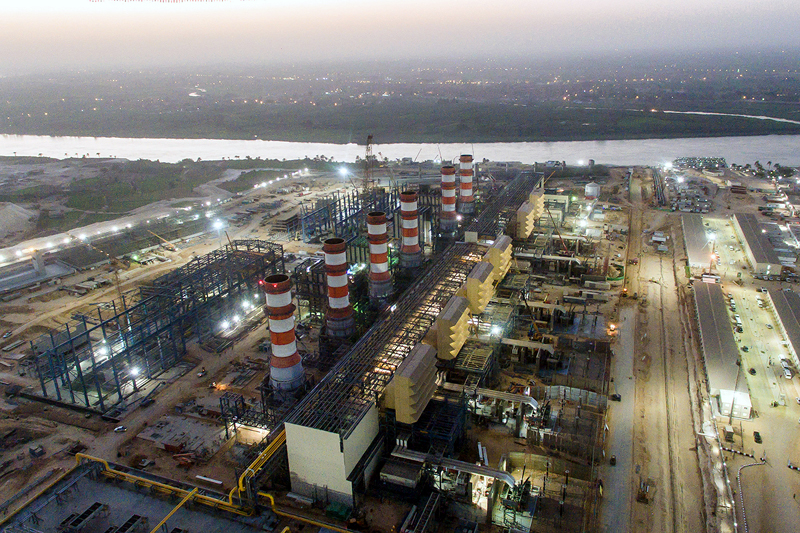 Completion of world’s largest combined cycle power plants in record time