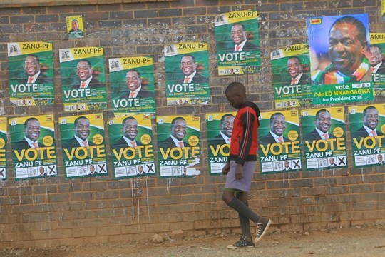 Zimbabwe holds presidential election
