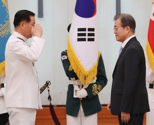 RoK President appoints new Navy Chief