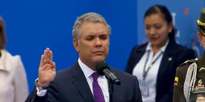 Ivan Duque sworn in as Colombia’s next President