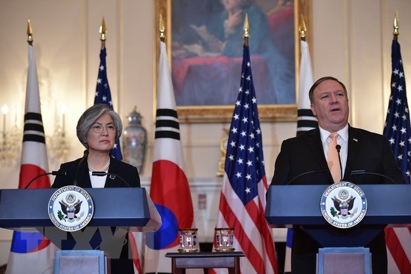 US Secretary of State Mike Pompeo calls RoK counterpart