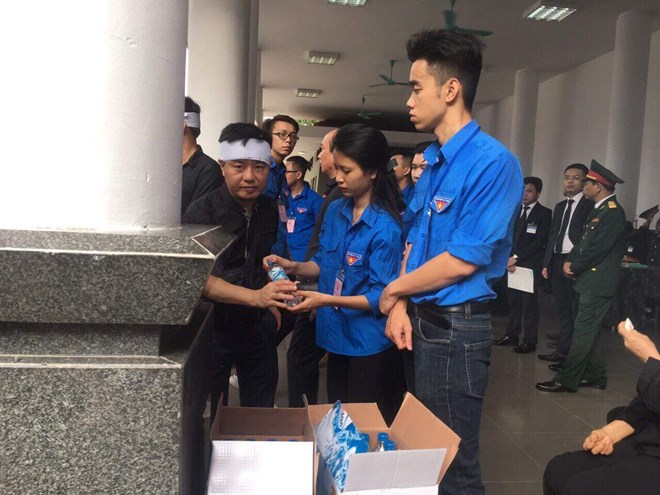 Hanoi youth in serving at State funeral of President Tran Dai Quang