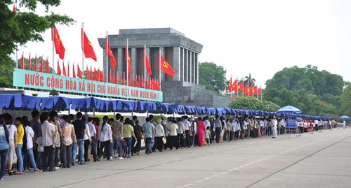 Over 38,600 people visit President Ho Chi Minh’s Mausoleum on National Day