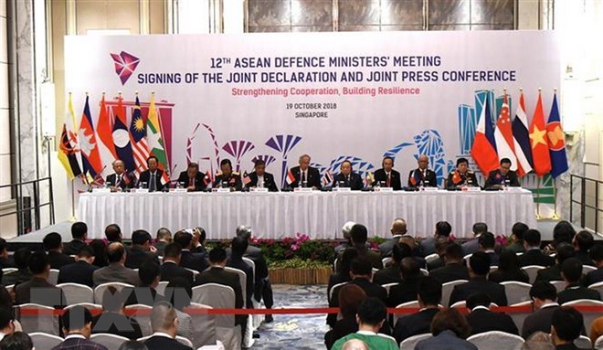 ADMM 12 ASEAN, dialogue partners strengthen defence coopeation