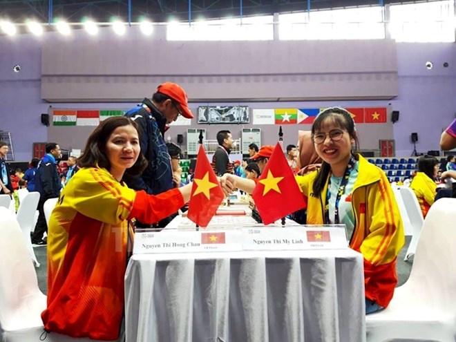 Chess team earns Vietnam two more golds at Asian Para Games
