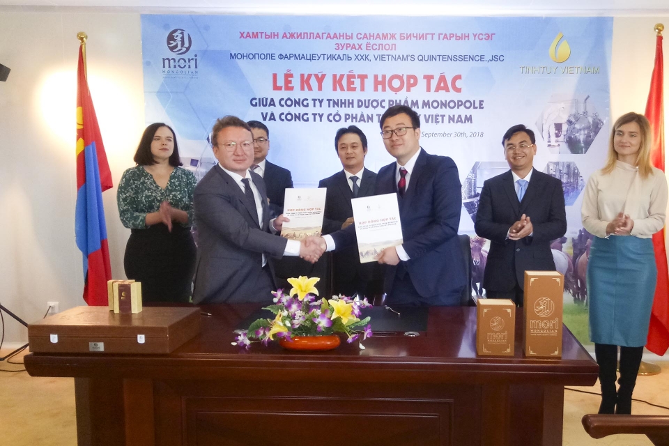 First cooperation between Vietnamese and Mongolian businesses