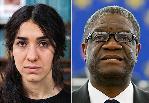 Denis Mukwege, Nadia Murad win 2018 Nobel peace prize