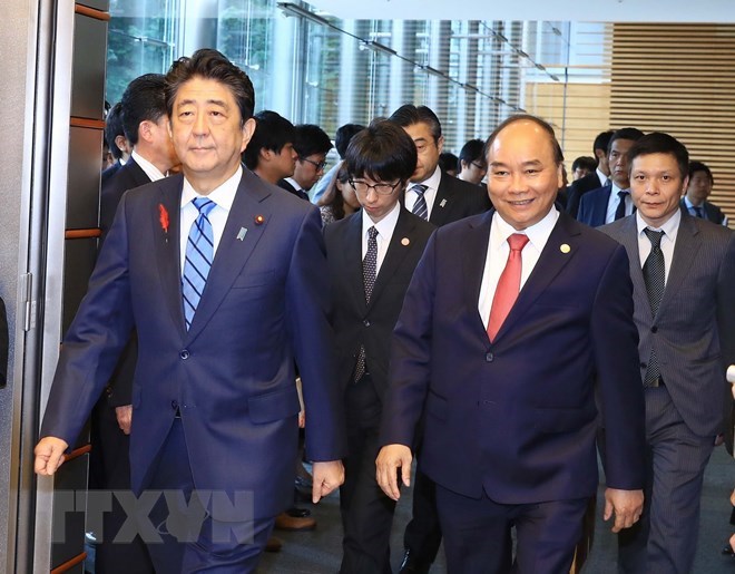 Japanese media covers talks between Vietnamese, Japanese PMs