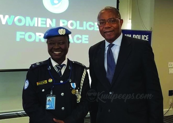 Ghanaian Police officer honoured as Women Police for Peace