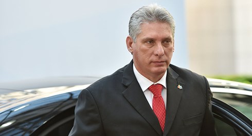 Cuban President Miguel Diaz-Canel visits Russia