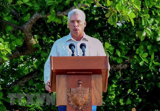Cuban President Miguel Diaz-Canel visits China