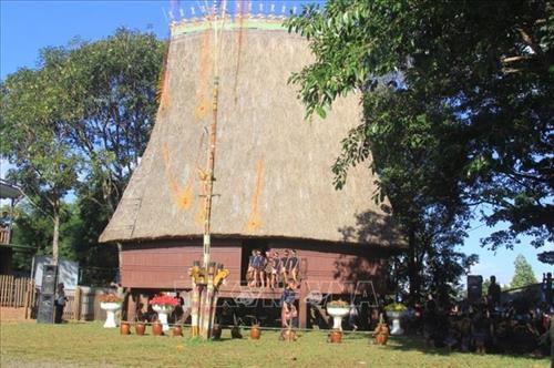 Rong house inauguration at Festival of Central Highlands Gongs 2018