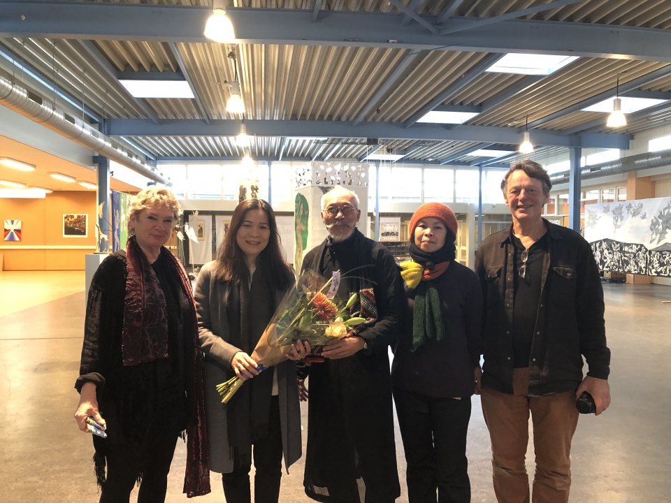 Vietnamese painter’s exhibition held in Netherlands