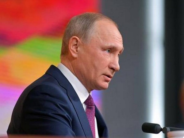 Russian President Vladimir Putin holds annual press conference