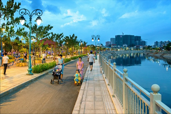 Modern Ho Chi Minh city