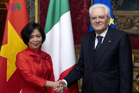 Vietnamese Ambassador presents letter of credence to Italian President