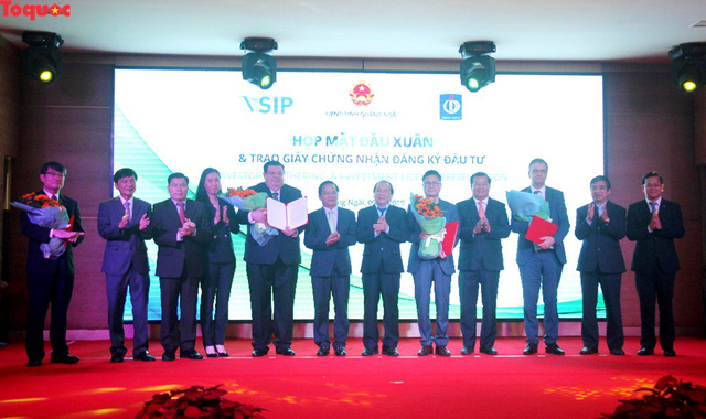 VSIP Quang Ngai licenses four new projects